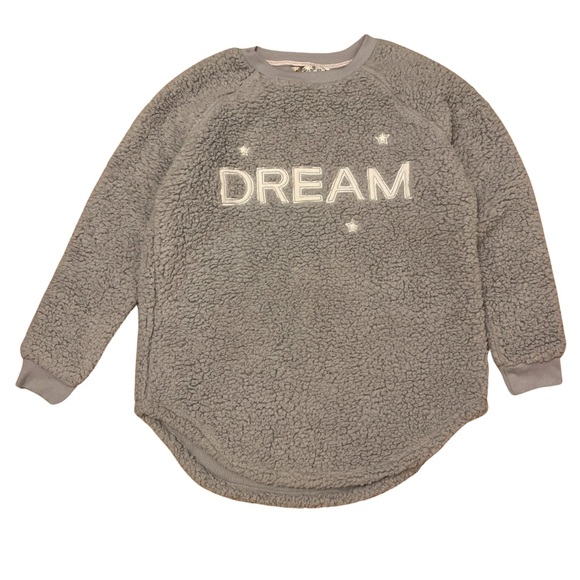 NWT Love To Lounge PJ Set Fuzzy Top with Lounge Pants size M - Picture 3 of 9